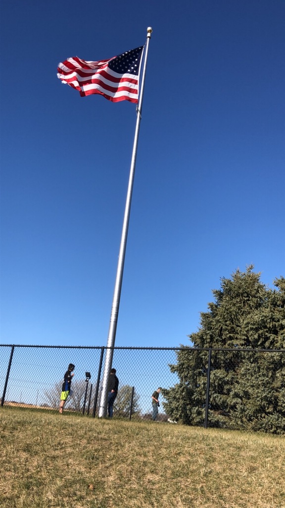 Measuring flagpole